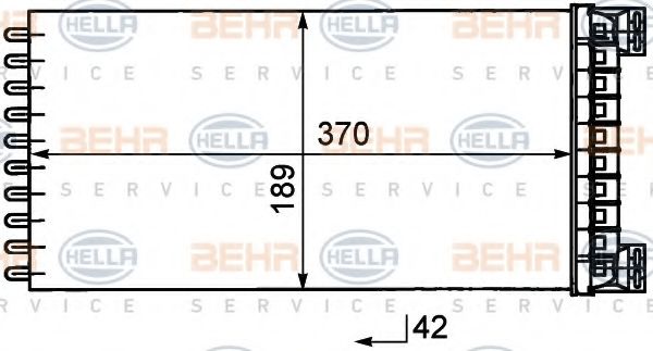 BEHR HELLA SERVICE 8FH 351 029-081