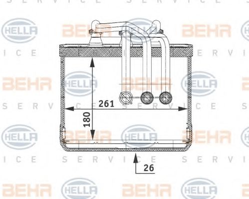 BEHR HELLA SERVICE 8FH 351 311-211