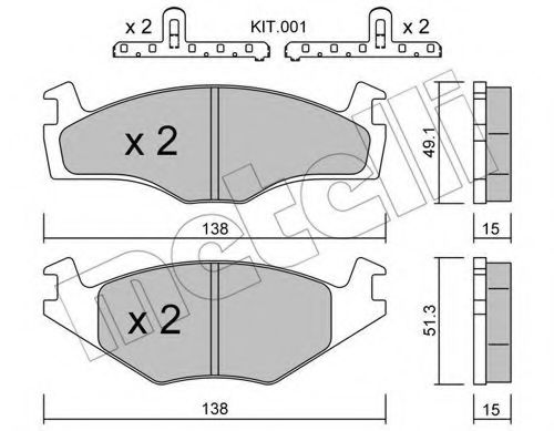 METELLI 22-0045-0K