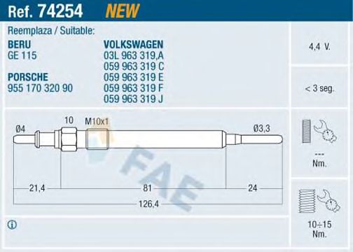 FAE 74254