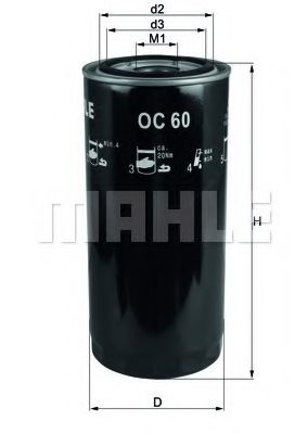 MAHLE ORIGINAL OC 60