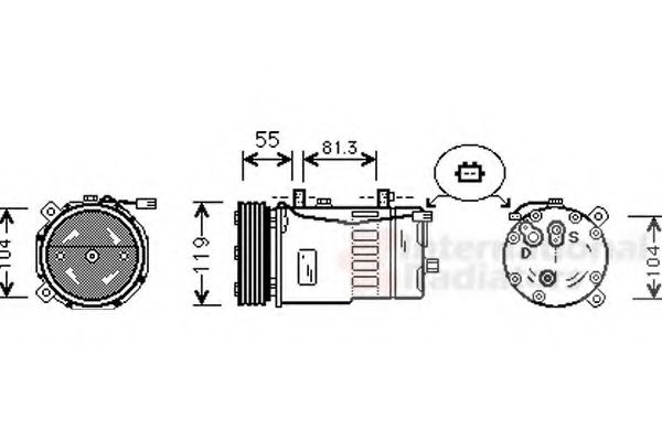 VAN WEZEL 0300K001