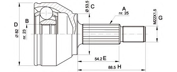 OPEN PARTS CVJ5344.10