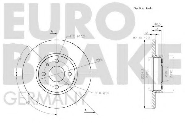 EUROBRAKE 5815202365