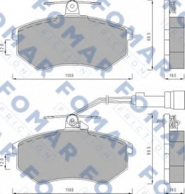 FOMAR Friction FO 488681