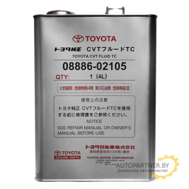 Масло трансмиссионное минеральное TOYOTA 4л / 0888602105