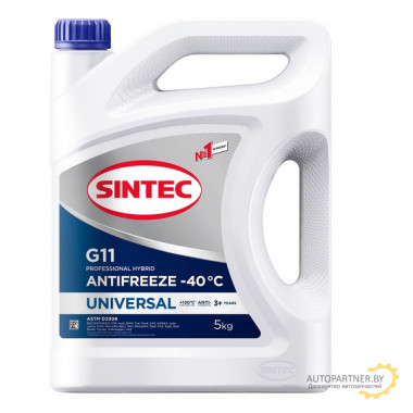 Антифриз готовый SINTEC G11 синий 5л / 990552