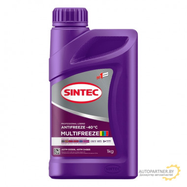 Антифриз готовый SINTEC MULTI FREEZE фиолетовый 1л / 990561
