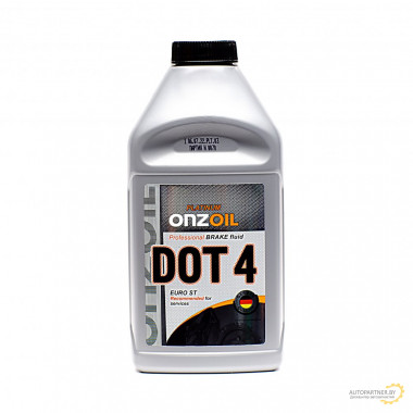 Жидкость тормозная ONZOIL 405мл / DOT 4 EURO ST/0.40