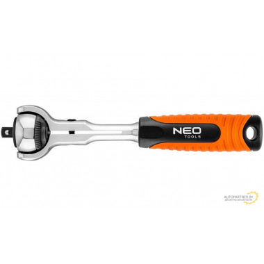 Ключ трещоточный 1/4'' 360 градусов 72 зуба  NEO / 08-540