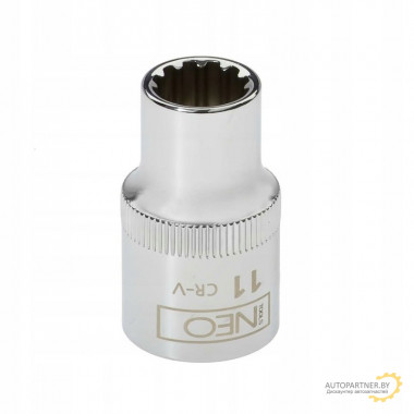 Головка Spline 1/2', 11 мм, CrV  NEO / 08-583