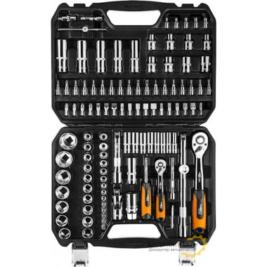головки сменные 111 шт., 1, 4, 1/2'' CrV  NEO / 08-910