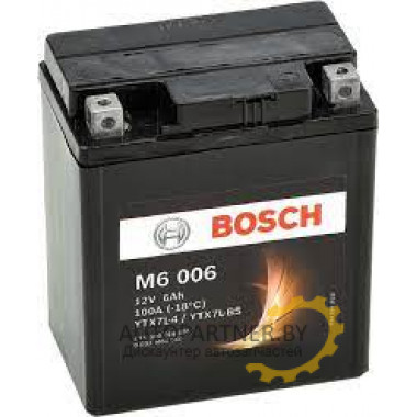 Аккумулятор BOSCH AGM M6 12V 6AH 100A / 0092M60060