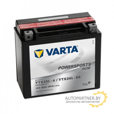 Аккумулятор VARTA AGM 4Ah 80A / 504012008