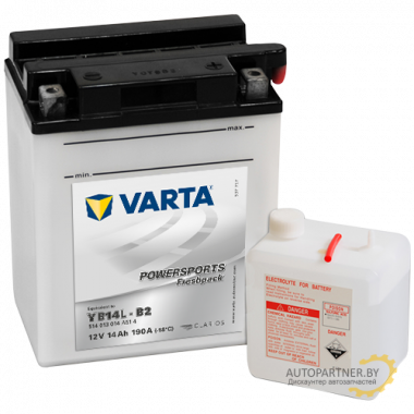 Аккумулятор VARTA 12V 14Ah 140A / 514013014
