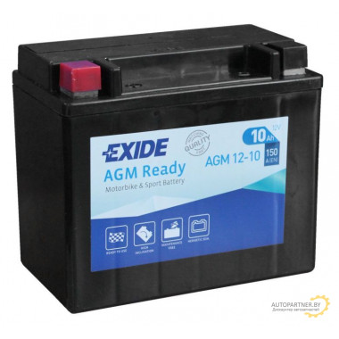 Аккумулятор EXIDE 12В 10А/ч / AGM1210