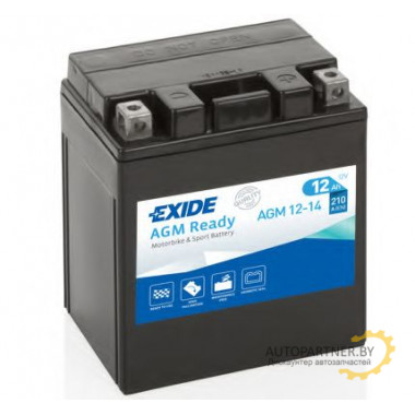 Аккумулятор EXIDE 12В 14А/ч / AGM1214