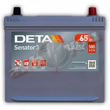 Аккумулятор DETA 12В 65А/ч / DA654