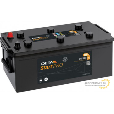 Аккумулятор DETA 12 V 215 AH 1200 A ETN 3 B0 / DG2253
