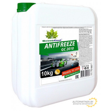 Антифриз Готовый GREENCOOL  G11 Зленый GC 2010  (10кг/9, 35л) / 751807