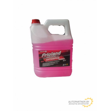 Антифриз Готовый FRIOLAND АМП-40+ Красный G12 (4.2л/5кг) / AF RED 5 BASF