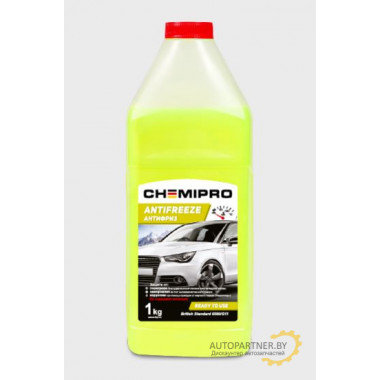 Антифриз Готовый CHEMIPRO G11 Желтый (0.9л/1кг) /  CH066