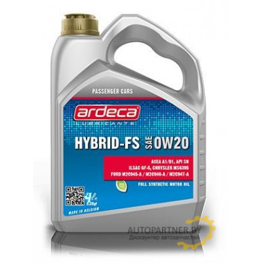 Моторное масло ARDECA HYBRID FS 0W20 / P01092ARD004 (4л)
