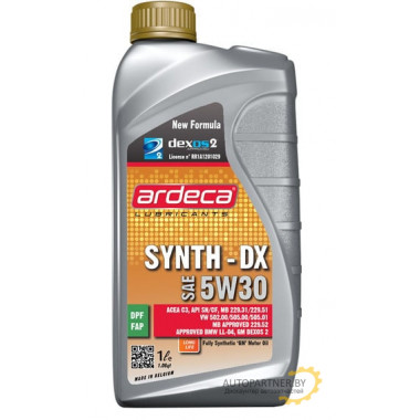 Моторное масло ARDECA SYNTH DX 5W30 / P01151-ARD001 (1л)