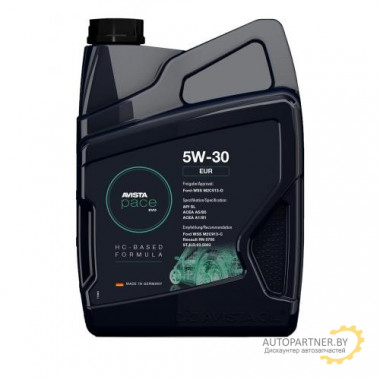 Моторное масло AVISTA PACE EVO EUR 5W30 / 150809 (1л)