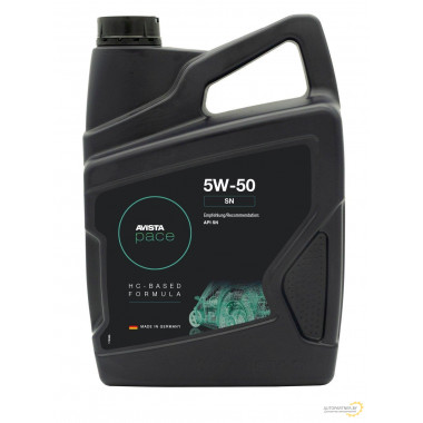 Моторное масло AVISTA PACE SN 5W50 / 173613 (5л)