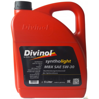 Моторное масло DIVINOL SYNTHOLIGHT MBX 5W30 / 49210K007 (5л)