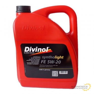 Моторное масло DIVINOL SYNTHOLIGHT FE 5W20 / 49370K007 (5л)