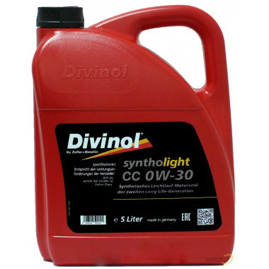 Моторное масло DIVINOL SYNTHOLIGHT CC 0W30 / 49500K007 (5л)