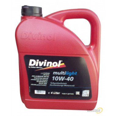 Моторное масло DIVINOL MULTILIGHT 10W40 / 49610K004 (4л)