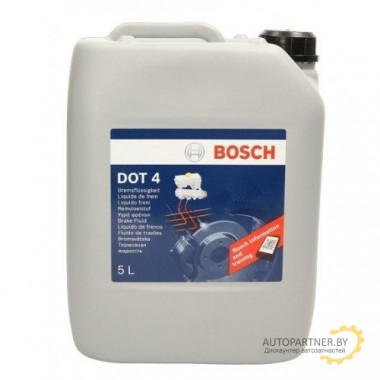 Жидкость тормозная BOSCH DOT 4 5 л / 1987479108