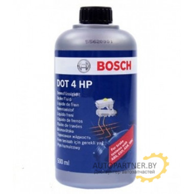Жидкость тормозная BOSCH DOT 4 HP 500 мл / 1987479112