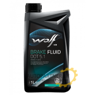 Жидкость тормозная WOLF DOT 5.1 500 мл / 5038/0,5