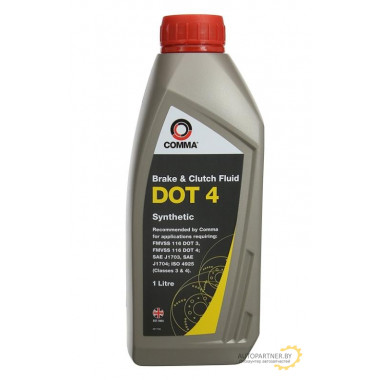 Жидкость тормозная COMMA DOT 4 1 л / BF41L