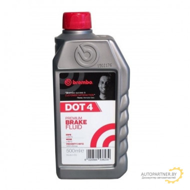 Жидкость тормозная BREMBO DOT 4 500 мл / L04005