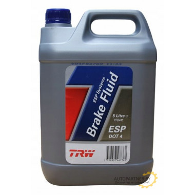 Жидкость тормозная TRW DOT 4 5 л / PFB445