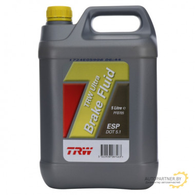 Жидкость тормозная TRW DOT 5.1 5 л / PFB705