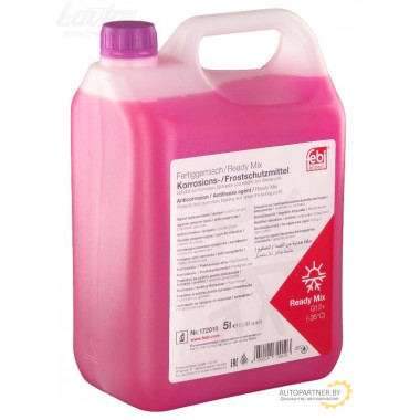 Антифриз Готовый FEBI BILSTEIN G12+ Фиолетовый 5л / 172010