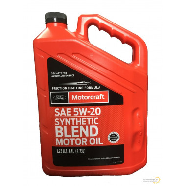 Моторное масло FORD MOTORCRAFT SYNTHETIC BLEND 5W20 / XO5W205Q3SP (4.73л)