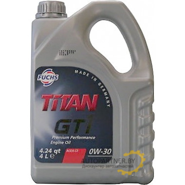 Моторное масло FUCHS TITAN GT1 0W30 / 600999827 (4л)