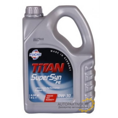 Моторное масло FUCHS TITAN SUPERSYN FE 0W30 / 601002571 (4л)