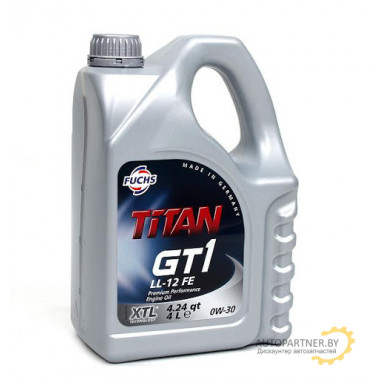 Моторное масло FUCHS TITAN GT1 LL-12 FE 0W30 / 601127892 (1л)