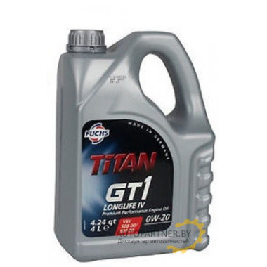 Моторное масло FUCHS TITAN GT1 LONGLIFE IV 0W20 / 601227516 (4л)