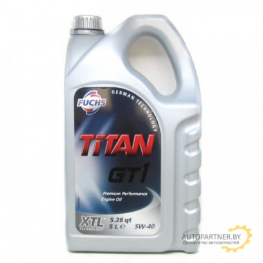 Моторное масло FUCHS TITAN GT1 5W40 / 601411373 (5л)