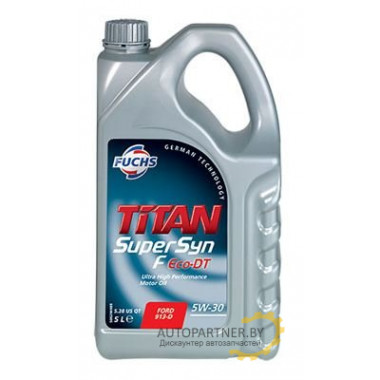 Моторное масло FUCHS TITAN SUPERSYN F ECO-DT 5W30 / 601411618 (5л)
