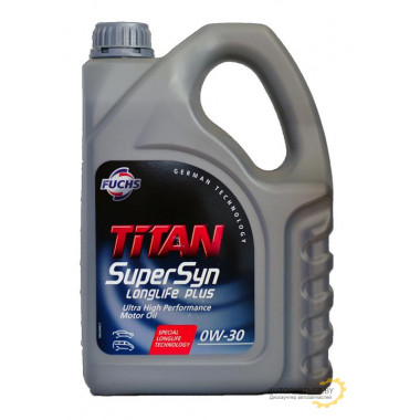 Моторное масло FUCHS TITAN SUPERSYN LONGLIFE PLUS 0W30 / 601411663 (5л)